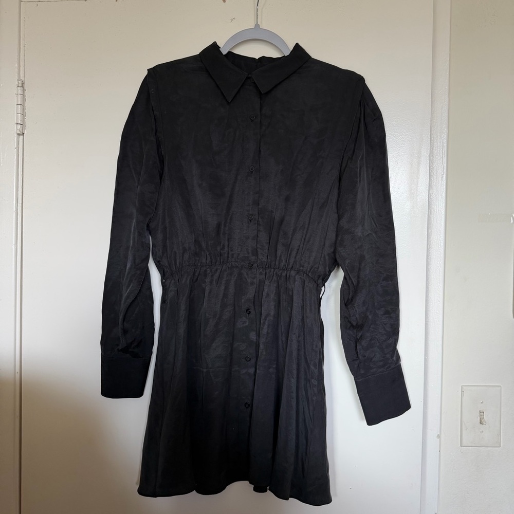 Zara Black Long Sleeve Dress size M